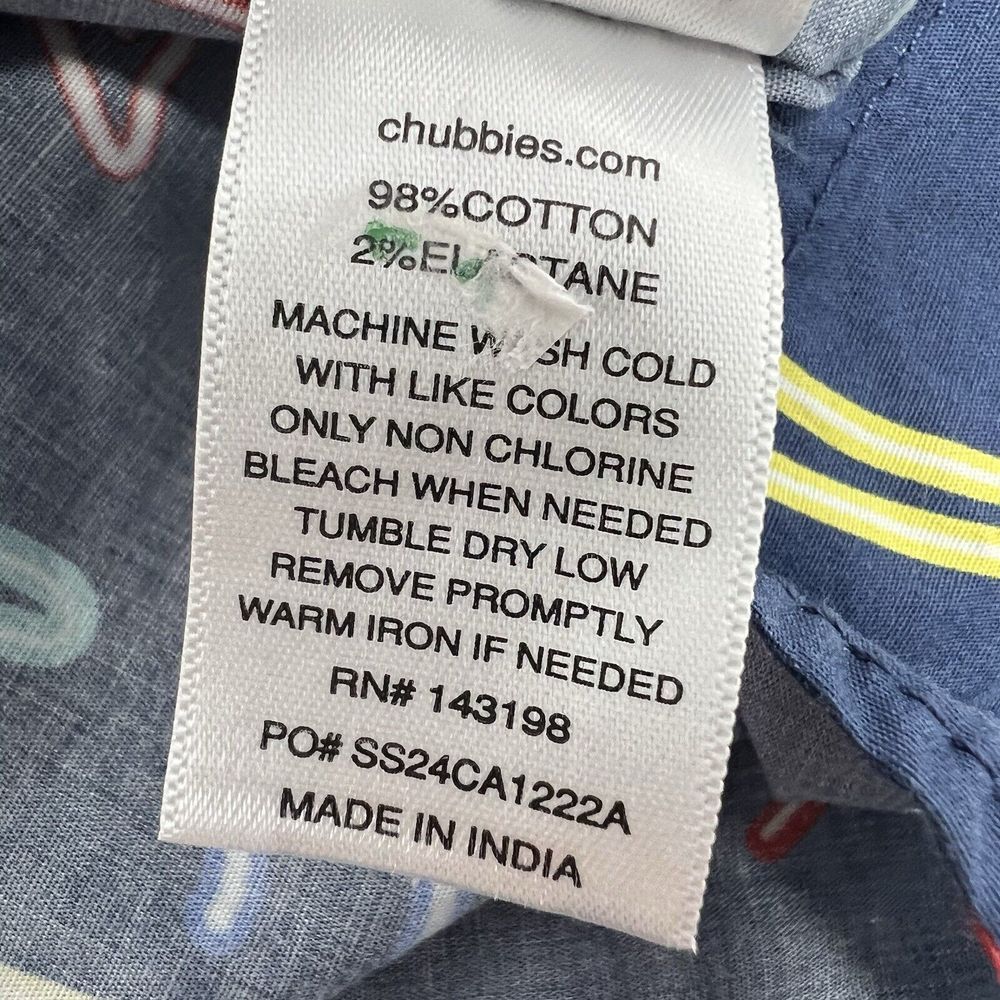 Chubbies Friday Performance Button Down Shirt Men… - image 7